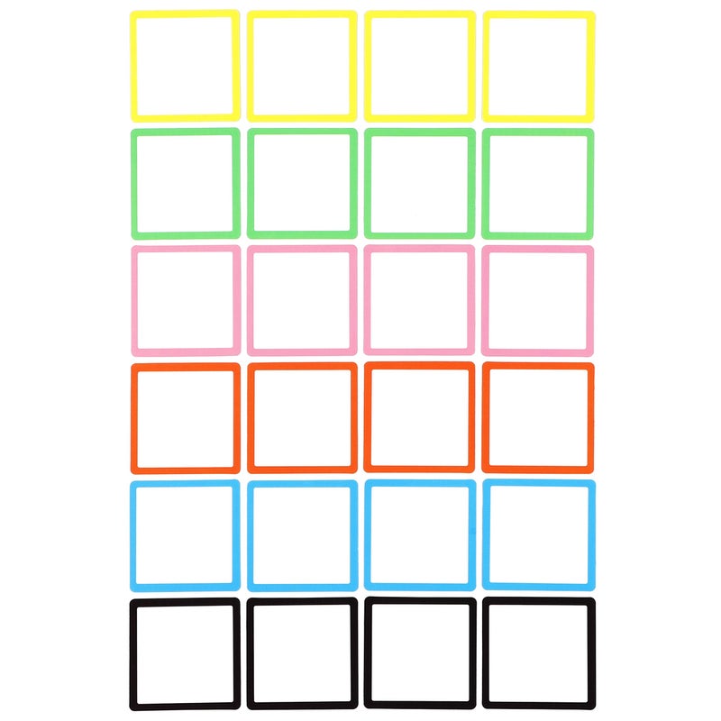 Navy Penguin Dry Erase Magnets Set - 24 Pack - 4x4 in Whiteboard Magnetic Notes Planning Pads Labels - Small White Board Magnet Strips Name Tags for Home and Office - Image 2